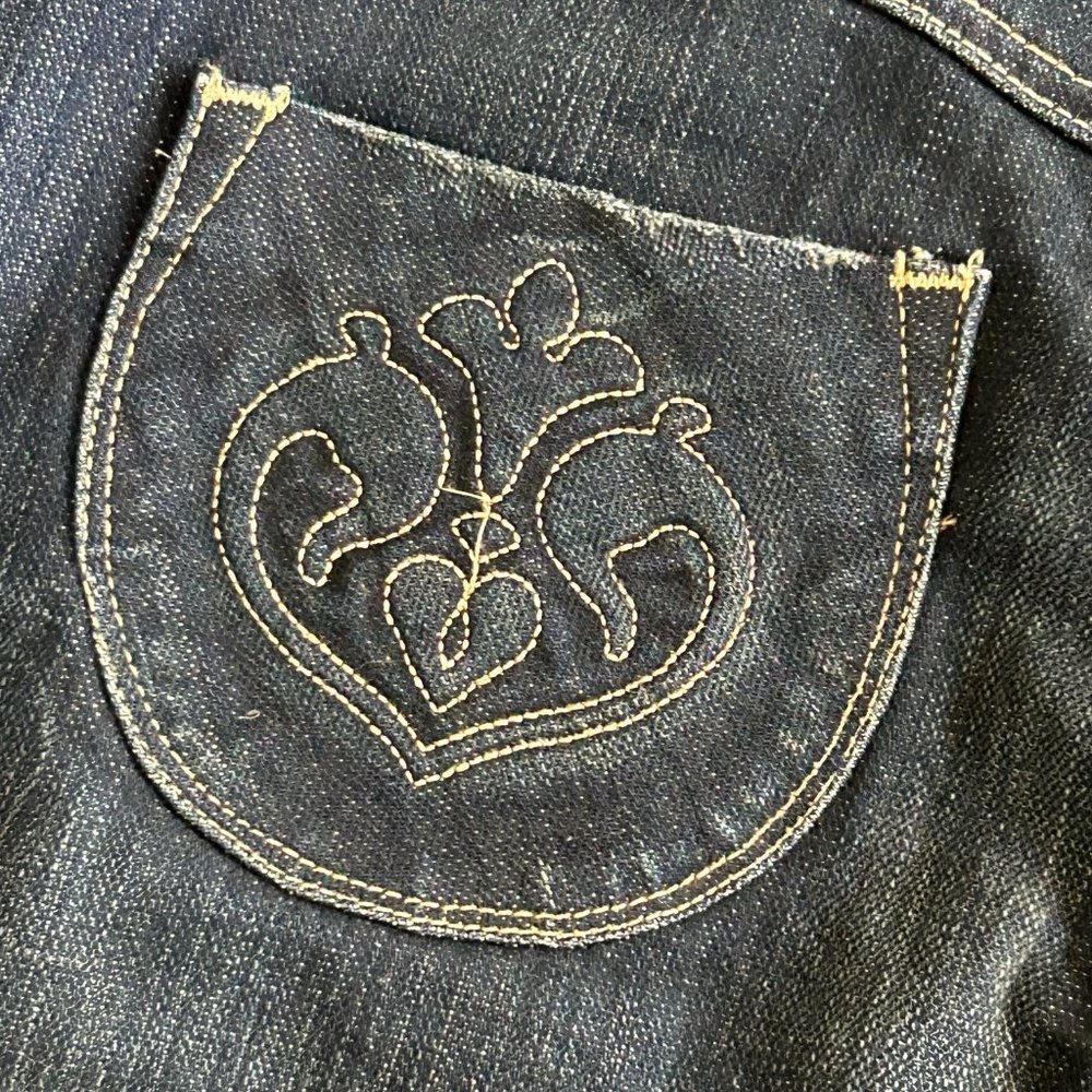 Siwy Jeans Mid Rise RN# 111919 Whiskered Four Pocket Size 31   - S923 - Picture 9 of 10